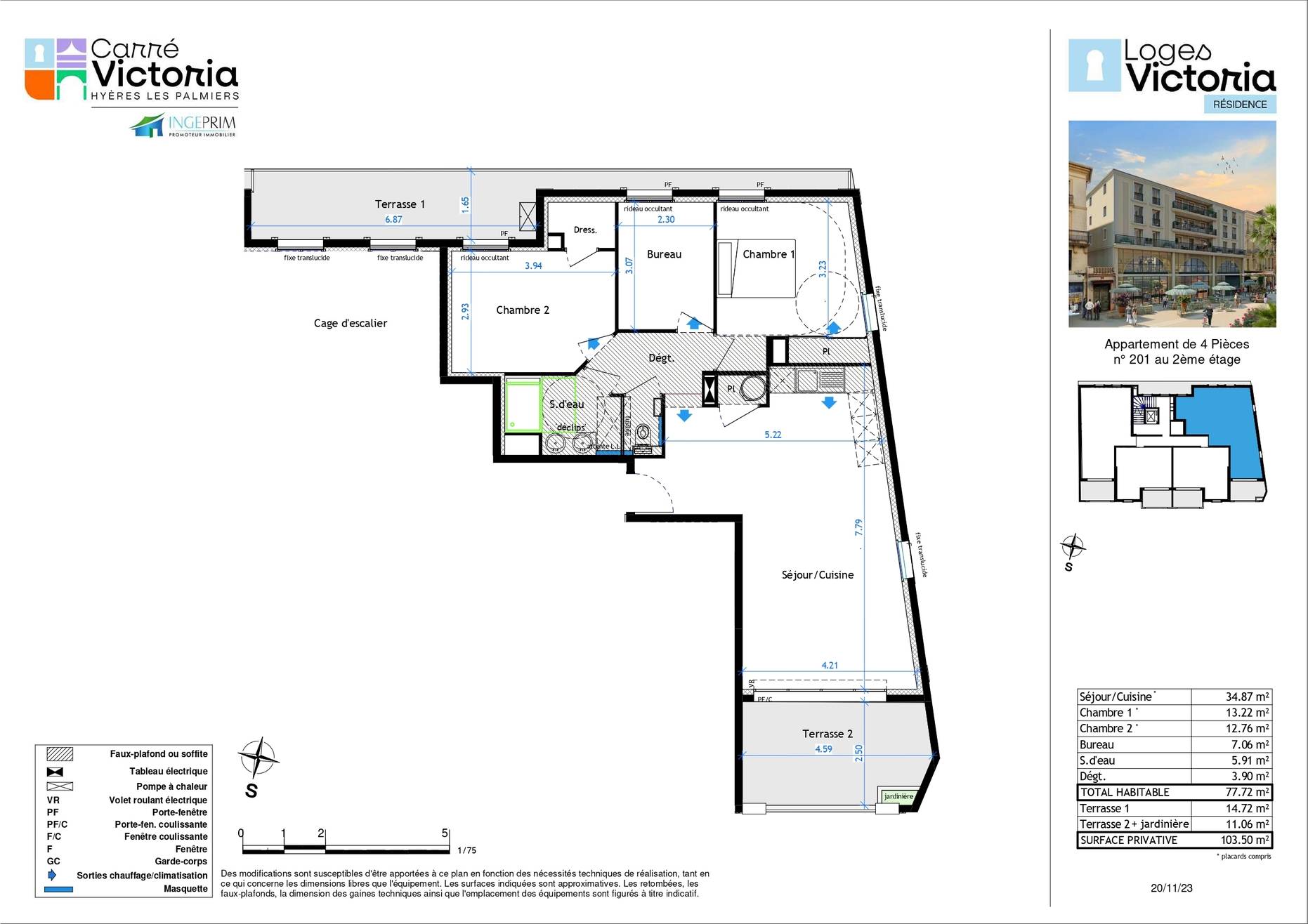 Agence pour investissement immobilier locatif T5 en programme neuf idéal pour la défiscalisation PINEL à Hyères