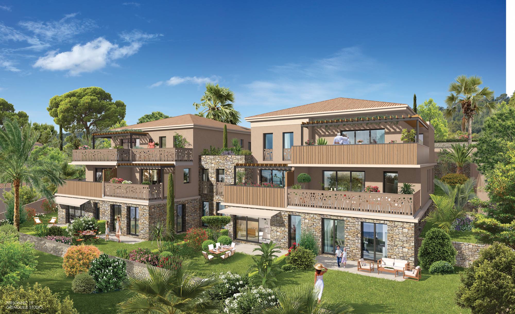 Les Terrasses du Niel sur la Presqu'île de Giens à Hyères :  11 logements d'exception avec vue mer à quelques minutes des plages