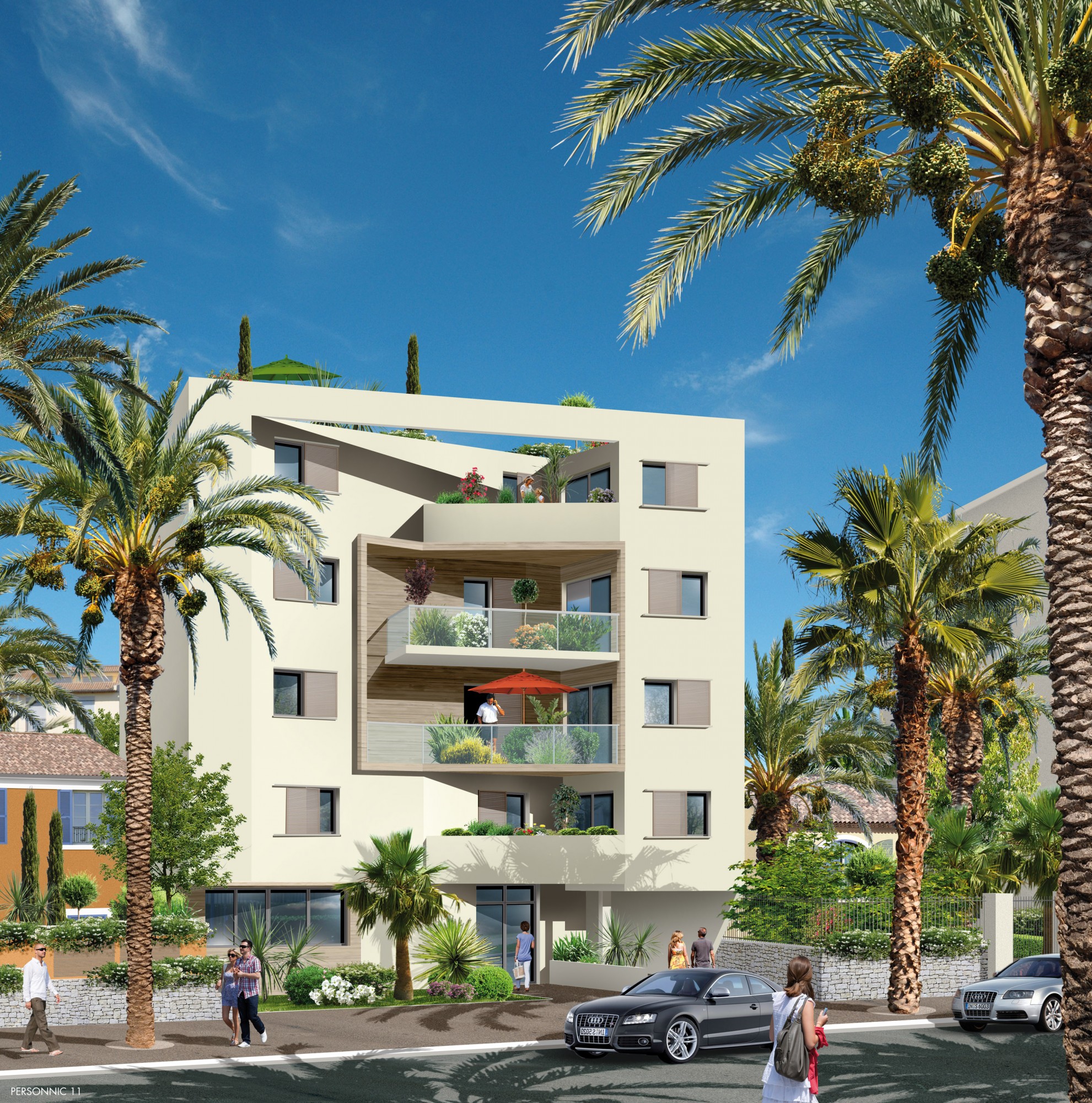 18 Avenue Olbius Riquier : Programme neuf de seulement 10 appartements neufs en centre-ville de Hyères