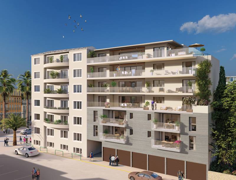 Les Terrasses Gambetta – Un ensemble résidentiel raffiné livrée à Hyères en juillet 2025, entre calme et vie citadine