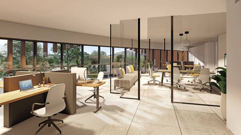 Pôle d'activités Carré Ouest : Locaux Commerciaux et Bureaux neufs divisibles à Hyères à vendre ou à louer