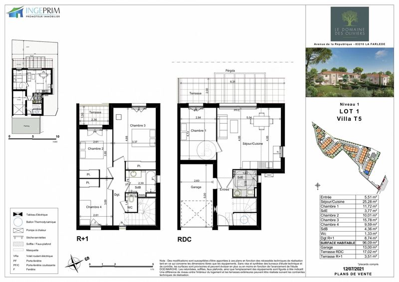 Villa 1 Le Domaine des Oliviers à La Farlède