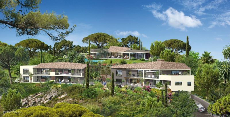 Les Îles d'or : Résidence immobilière de 7 appartements neufs avec vue mer nichée dans les hauteurs de Hyères dans le Var