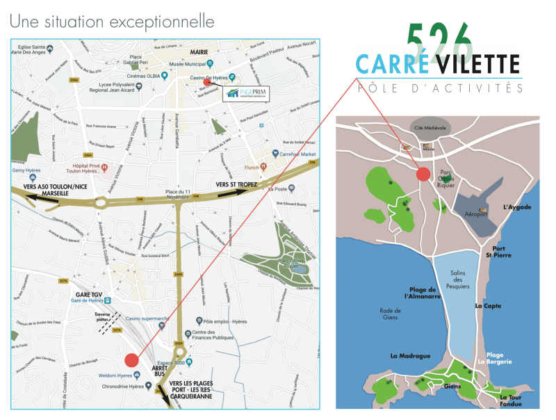 Bureau de 63m2 à louer dans le Pôle d'Activités 